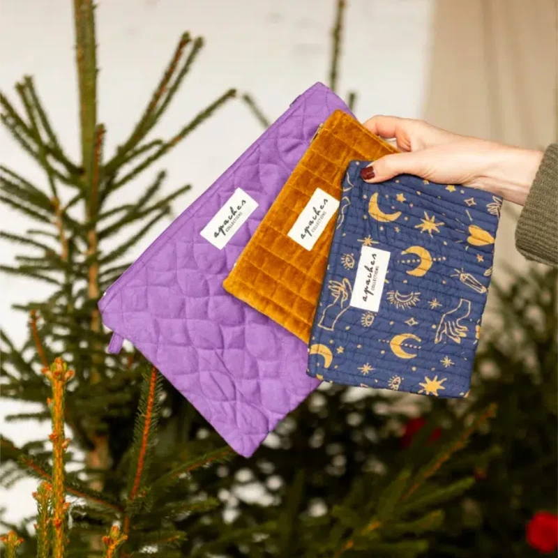 MINI POCHETTE MANA VELOURS - TAPENADE – Image 2