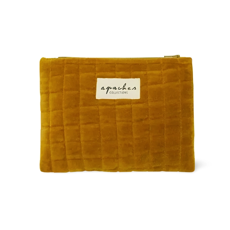 MINI POCHETTE MANA VELOURS - TAPENADE