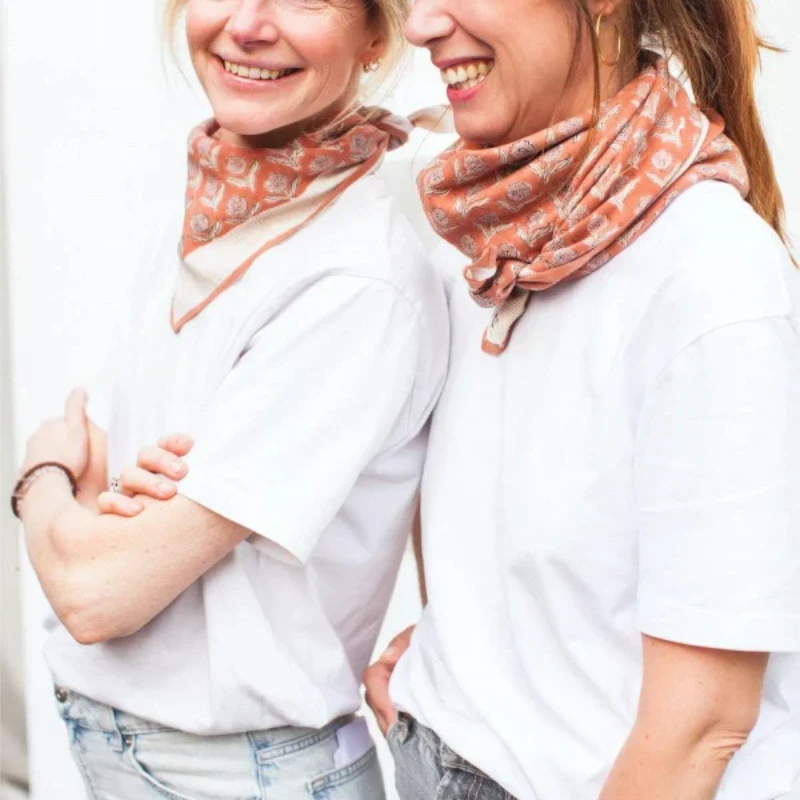 BIG FOULARD LATIKA "LOTUS" - MADELEINE – Image 2