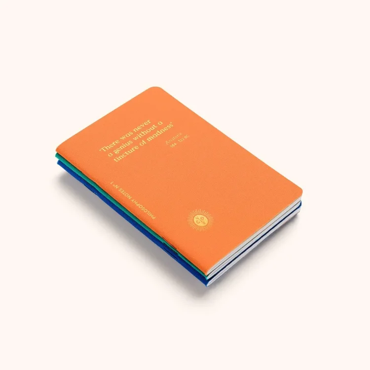 mini carnets de notes philosophiques lot de 3