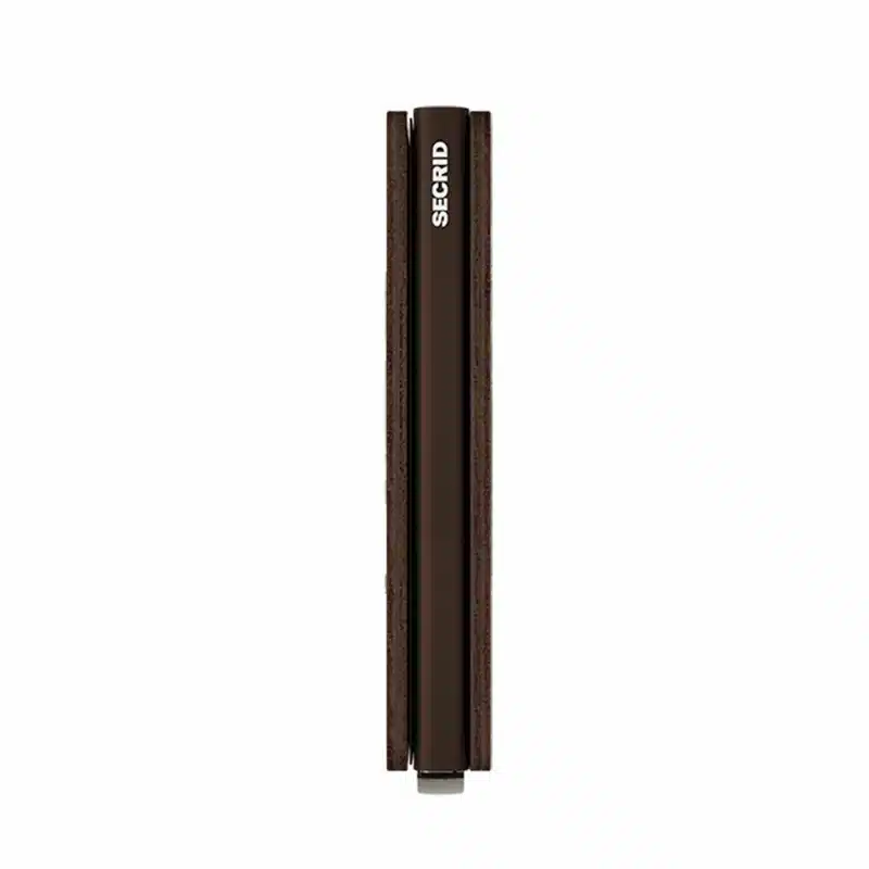 PORTE-CARTES CUIR DE VACHETTE - CHOCOLAT - SLIMWALLET – Image 4