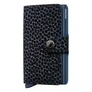 PORTE-CARTES - MINIWALLET - GIRAFFINA BLEU