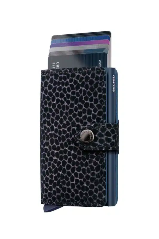 PORTE-CARTES - MINIWALLET - GIRAFFINA BLEU – Image 2