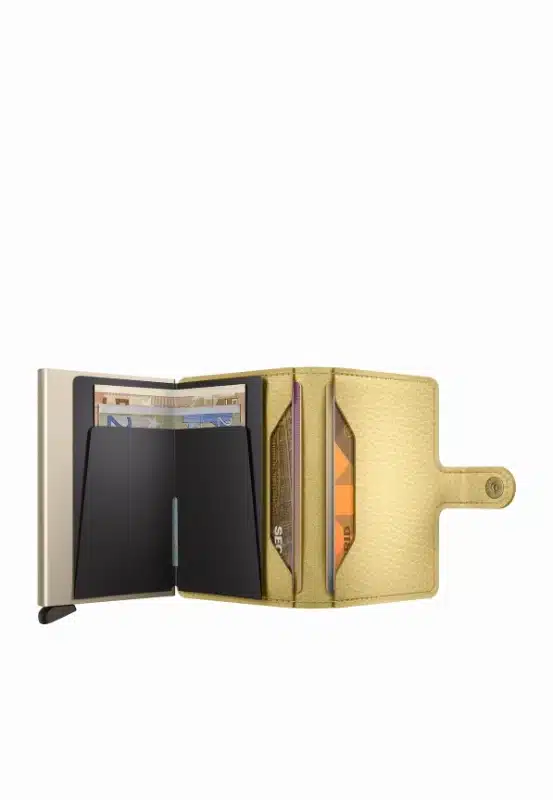 PORTE-CARTES - MINIWALLET - BUTTER JAUNE- PEBBLE – Image 2