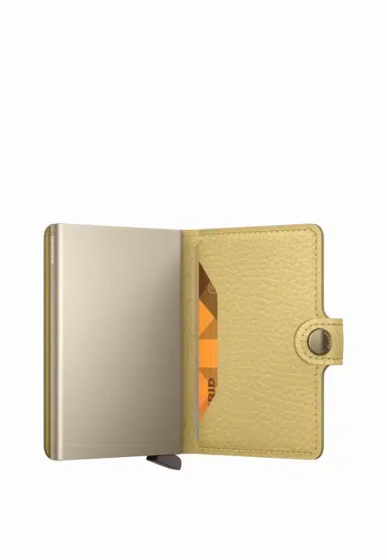 PORTE-CARTES - MINIWALLET - BUTTER JAUNE- PEBBLE – Image 4