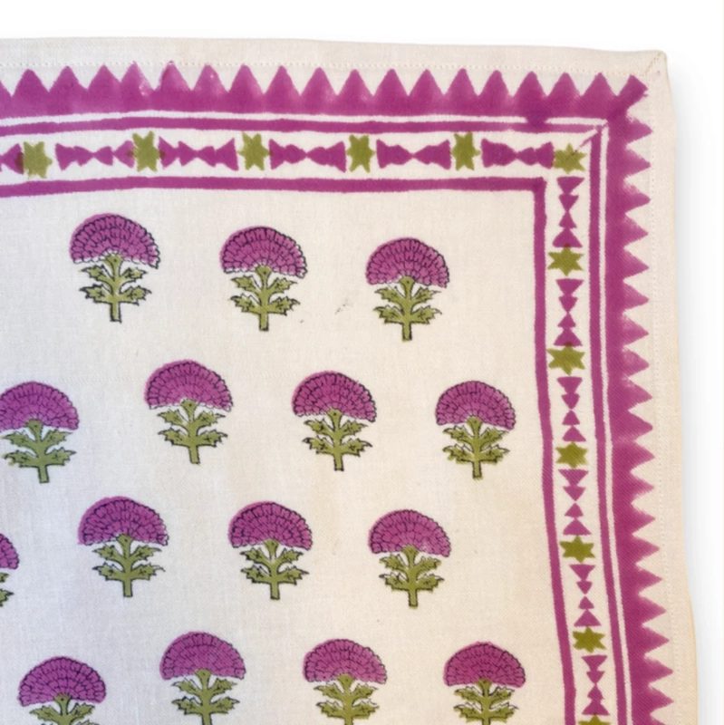 SMALL FOULARD MANIKA FLORET MACADAMIA – Image 2