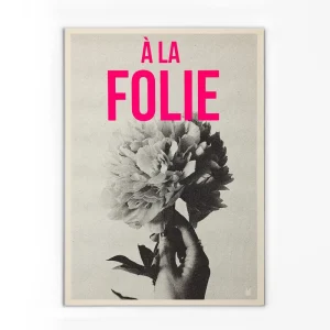 CARTE-AFFICHE - XL - A LA FOLIE