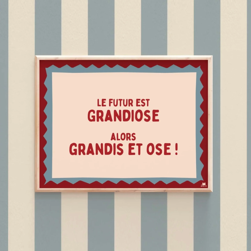 affiche mapetitevie grandit et ose chambre enfant cadre scaled maison volumes lille