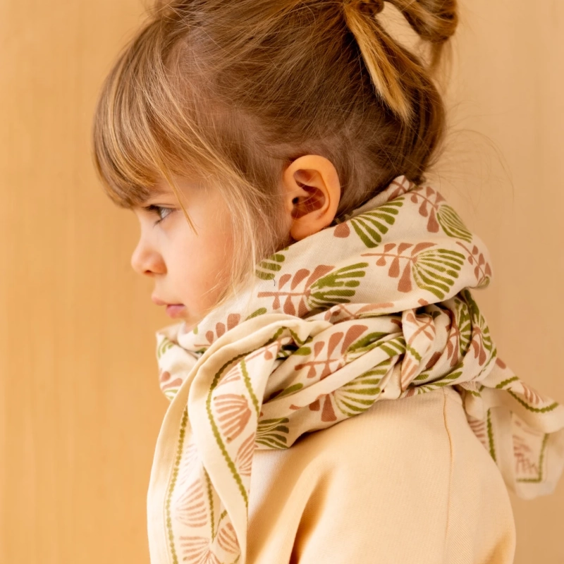 BIG FOULARD LATIKA TRESSE - CELERY – Image 3