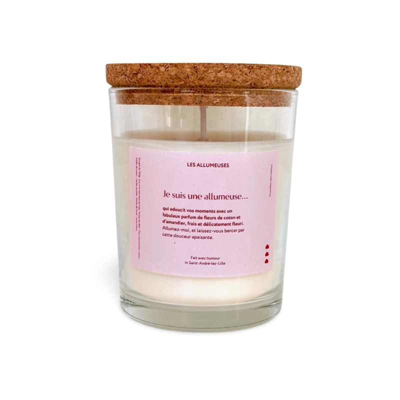 bougie parfumee fleur de coton les allumeuses maison volumes 2