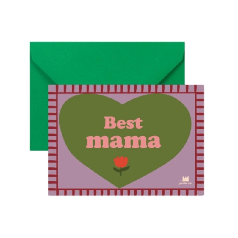 carte best mama coeur vert tulipe ma petite vie maison volumes lille