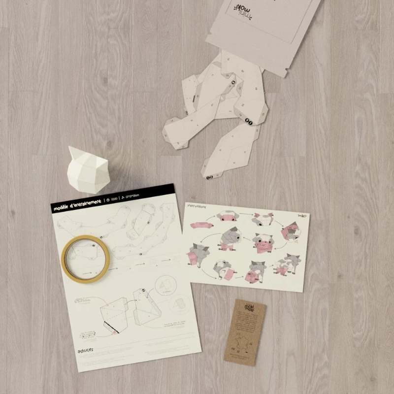 mokimoki bebe vache packaging maison volumes lille