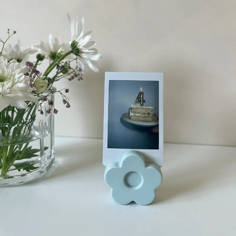 porte photo coquelicot bleu maison volumes lille