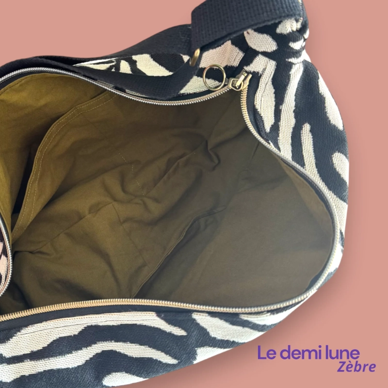 sac demi lune zebre classique maison volumes lille 2