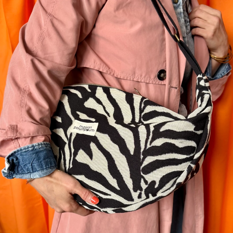 sac demi lune zebre classique maison volumes lille 3