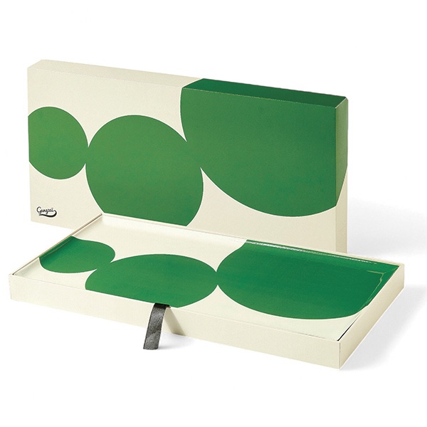 plateau rectangulaire astre vert