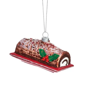 decoration sapin noel buche de noel