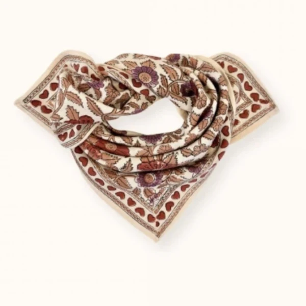 apaches small foulard manika coeurs macadamia fire 1