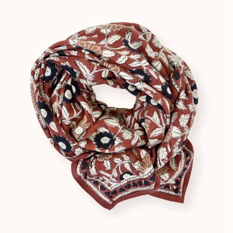 big foulard latika coeur macadamia fire