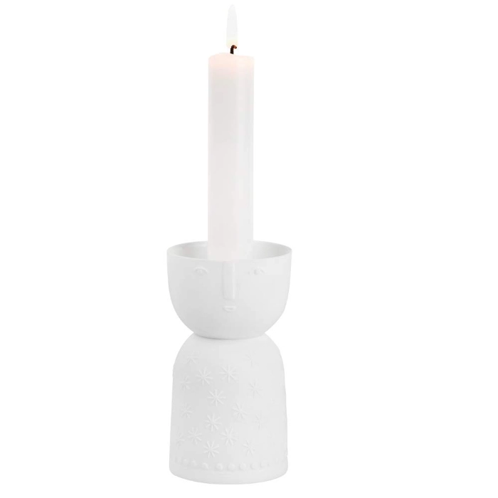 porcelain tales candel carrier stella d:6cm h:10cm