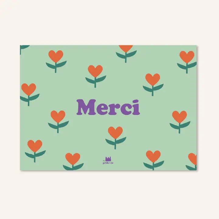 mini merci fleurs ma petite vie