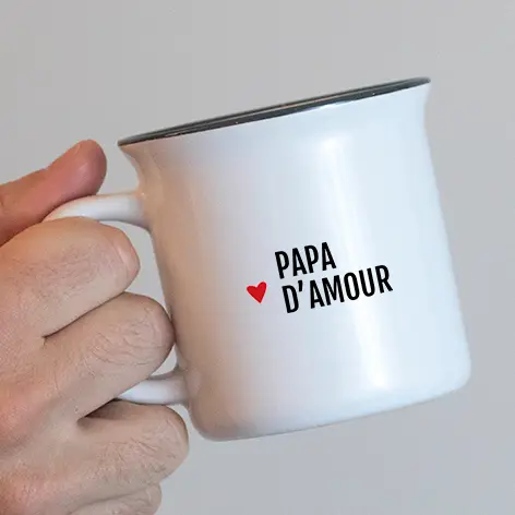 tasse papa d amour bibiche fait son cirque