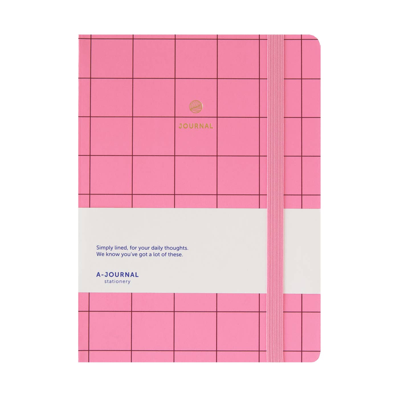 a journal notebook thin stripes beige 2