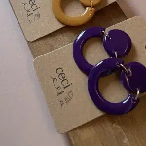 boucles d'oreilles marcus moutarde