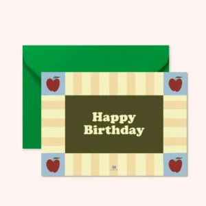 carte happy birthday pommes mapetitevie maison volumes lille